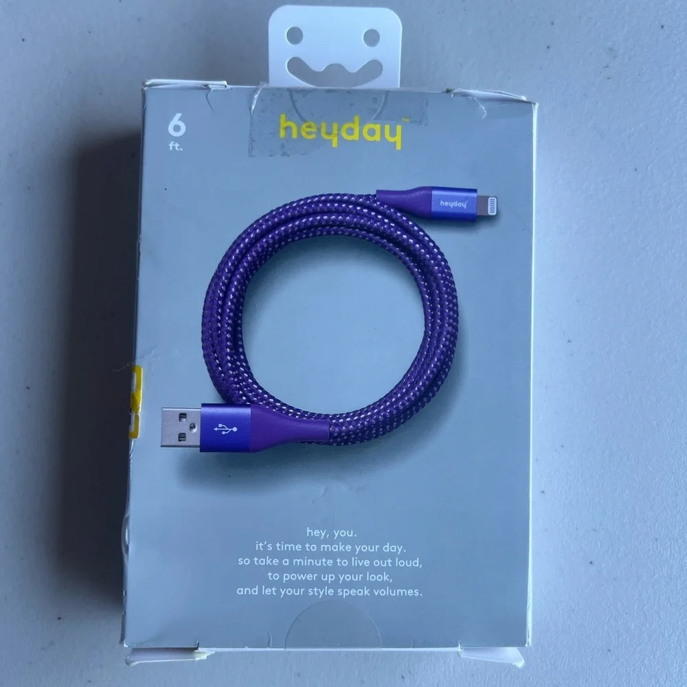 Purple USB Charging Cable